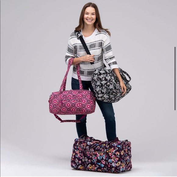 Vera Bradley Large Duffel Travel Bag - Picture 8 of 10